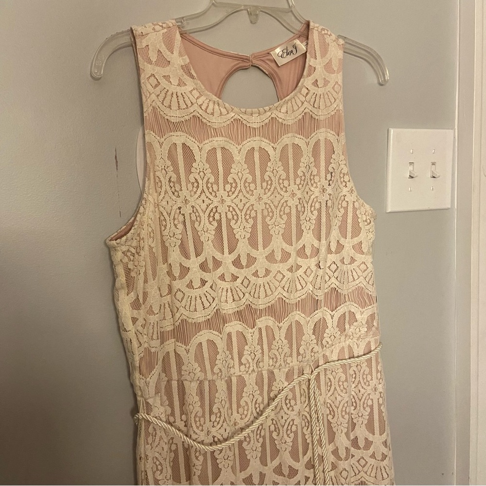 NWT - Eliza J Lace Maxi Dress